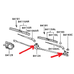 Mitsubishi Ruitenwisser Onderdelen MB314157 / 84124 Mitsubishi Ruitenwisser Onderdelen MB314157 / 84124