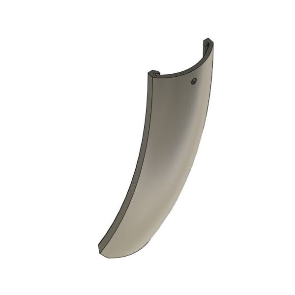 Spatbordverlenger TPU voor SKS Riese Müller 56mm breed ronde vorm Spatbordverlenger TPU voor SKS Riese Müller 56mm breed ronde vorm