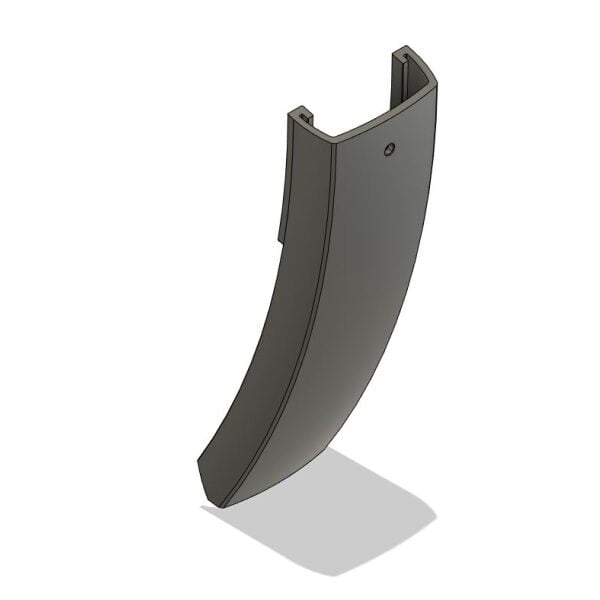 Spatbordverlenger TPU voor Riese Müller SKS 56mmbreed PLASTIC spatbord Spatbordverlenger TPU voor Riese Müller SKS 56mmbreed PLASTIC spatbord
