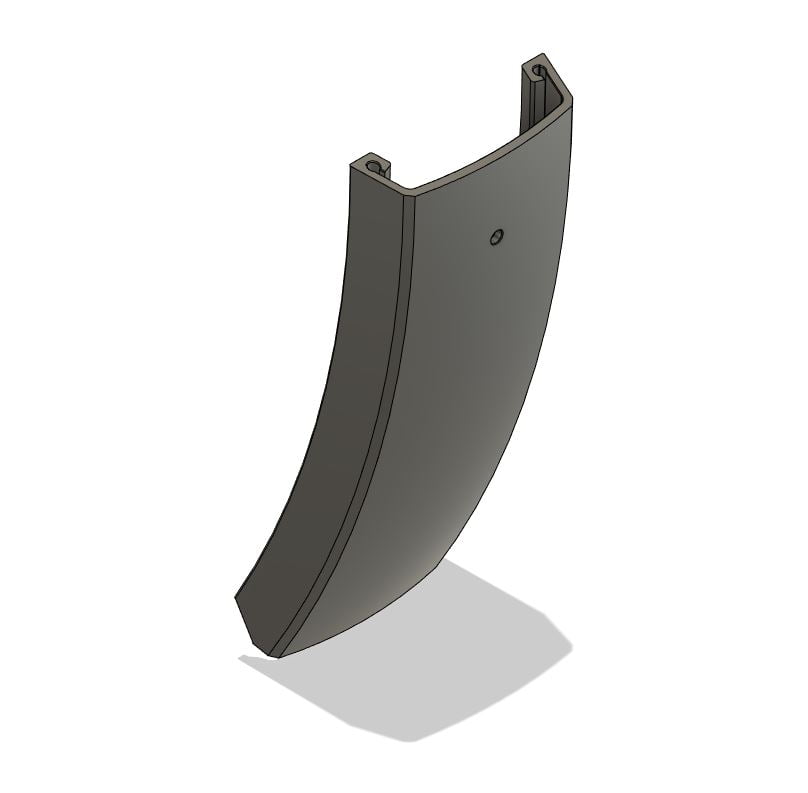 Spatbordverlenger TPU voor Riese Müller SKS 72mm breed PLASTIC Spatbordverlenger TPU voor Riese Müller SKS 72mm breed PLASTIC
