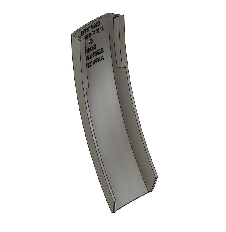 Spatbordverlenger TPU voor SKS Riese Müller 56mm breed ALUMINIUM Spatbordverlenger TPU voor SKS Riese Müller 56mm breed ALUMINIUM