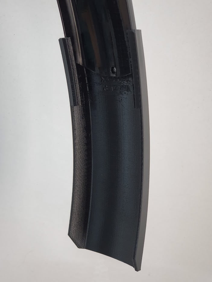 Spatbordverlenger TPU voor Riese Müller SKS 75mm Bleumels U plastic Spatbordverlenger TPU voor Riese Müller SKS 75mm Bleumels U plastic