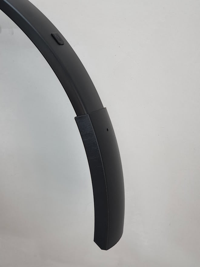 Spatbordverlenger TPU voor Riese Müller SKS 75mm Bleumels U plastic Spatbordverlenger TPU voor Riese Müller SKS 75mm Bleumels U plastic