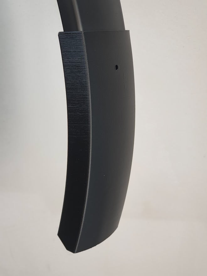 Spatbordverlenger TPU voor Riese Müller SKS 75mm Bleumels U plastic Spatbordverlenger TPU voor Riese Müller SKS 75mm Bleumels U plastic