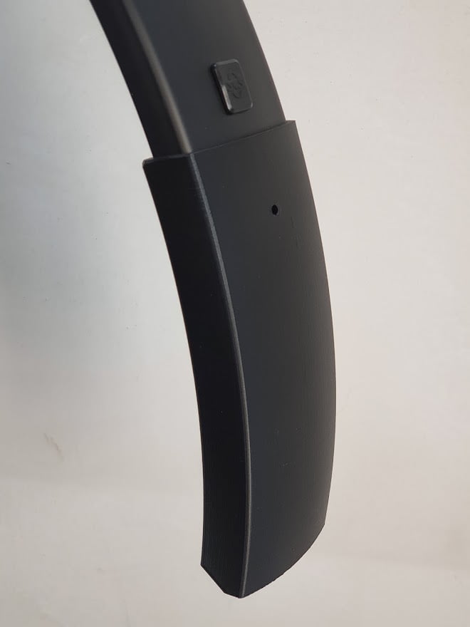 Spatbordverlenger TPU voor Riese Müller SKS 75mm Bleumels U plastic Spatbordverlenger TPU voor Riese Müller SKS 75mm Bleumels U plastic