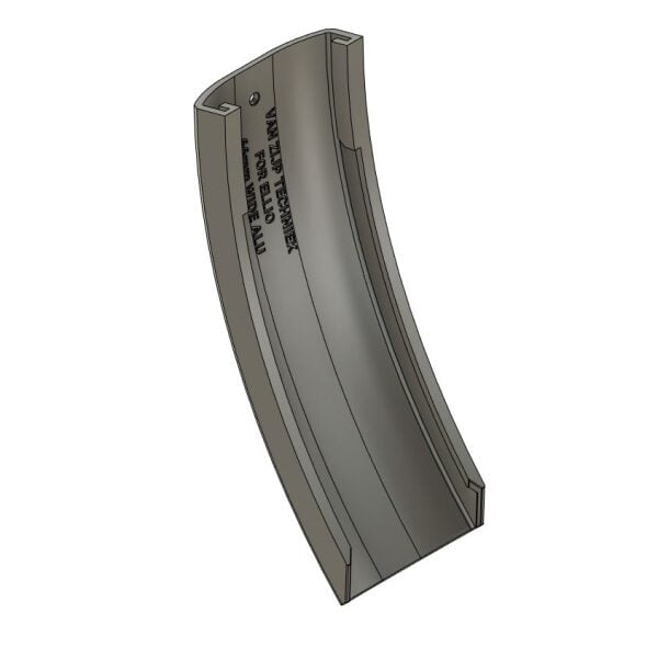 Spatbordverlenger voor Ellio – RECHT – TPU – 66mm Spatbordverlenger voor Ellio – RECHT – TPU – 66mm