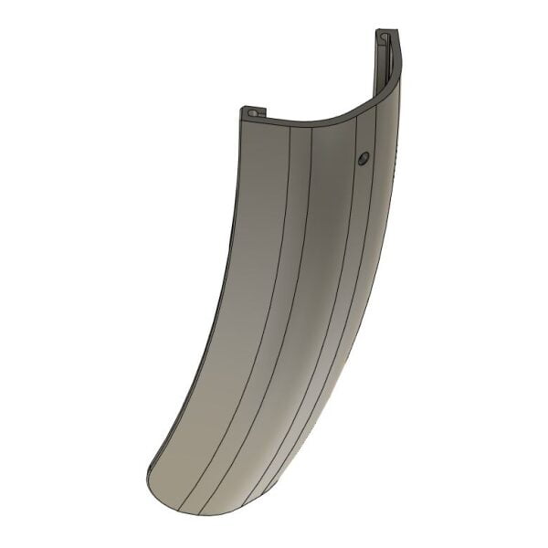 Spatbordverlenger TPU voor Riese Müller SKS 67mm breed PLASTIC Spatbordverlenger TPU voor Riese Müller SKS 67mm breed PLASTIC