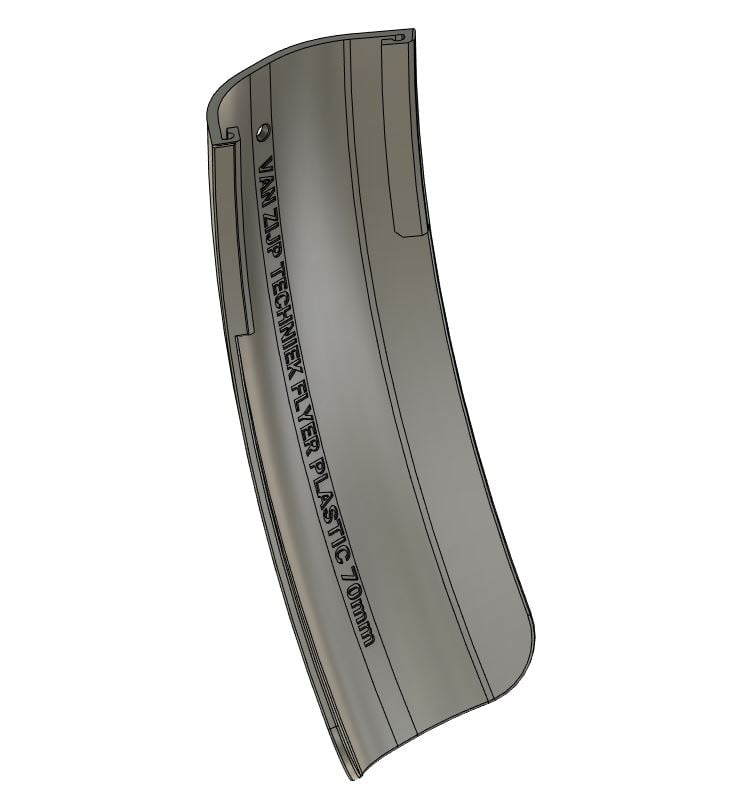 Spatbordverlenger TPU voor Flyer 70mm Spatbordverlenger TPU voor Flyer 70mm