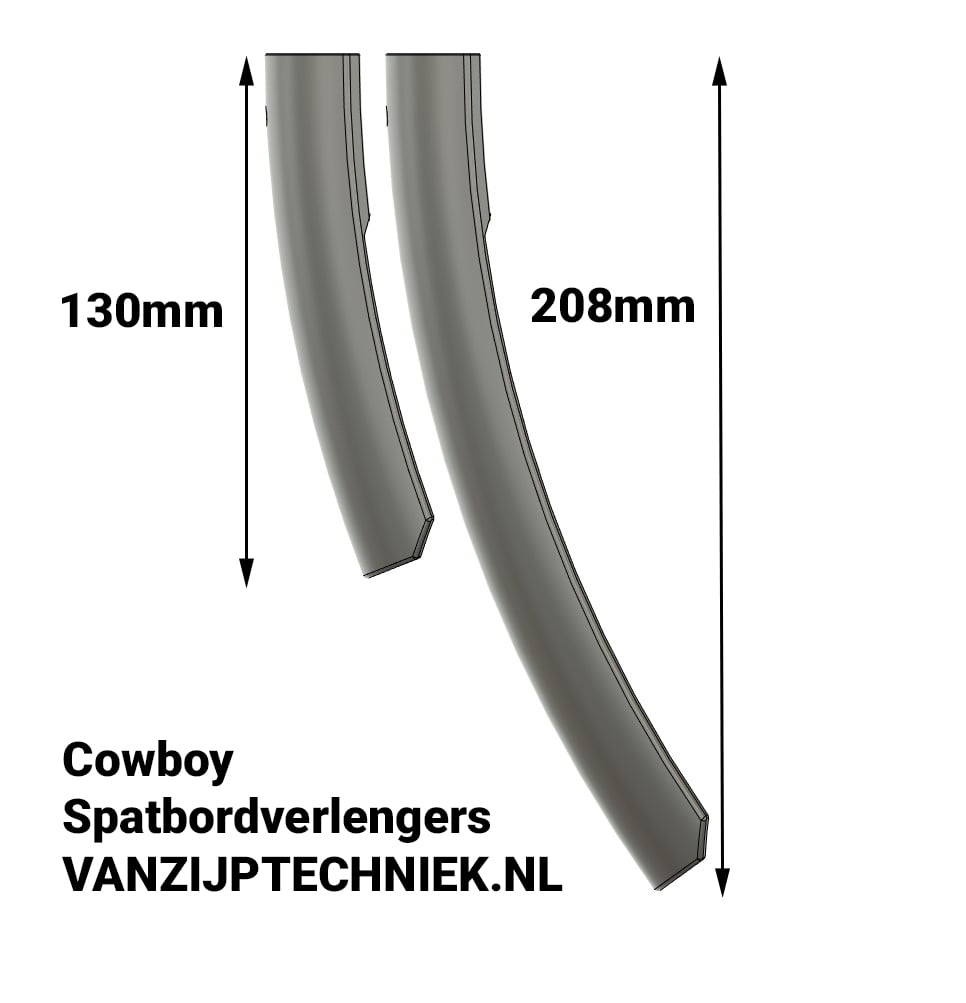 Spatbordverlenger voor Cowboy Spatbordverlenger voor Cowboy