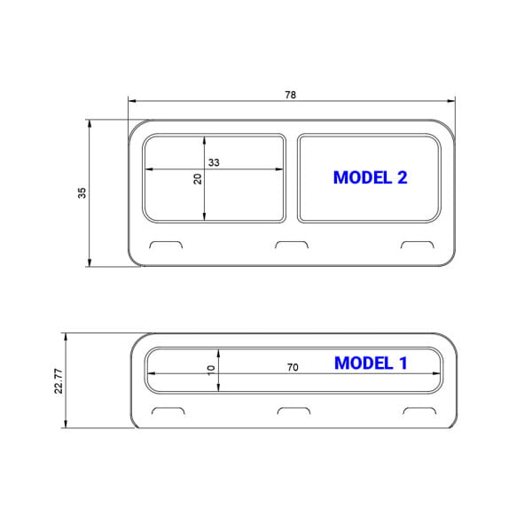 Tasafhouder set van 2 stuks (bike bumper) – 3 modellen – Tasafhouder set van 2 stuks (bike bumper) – 3 modellen –