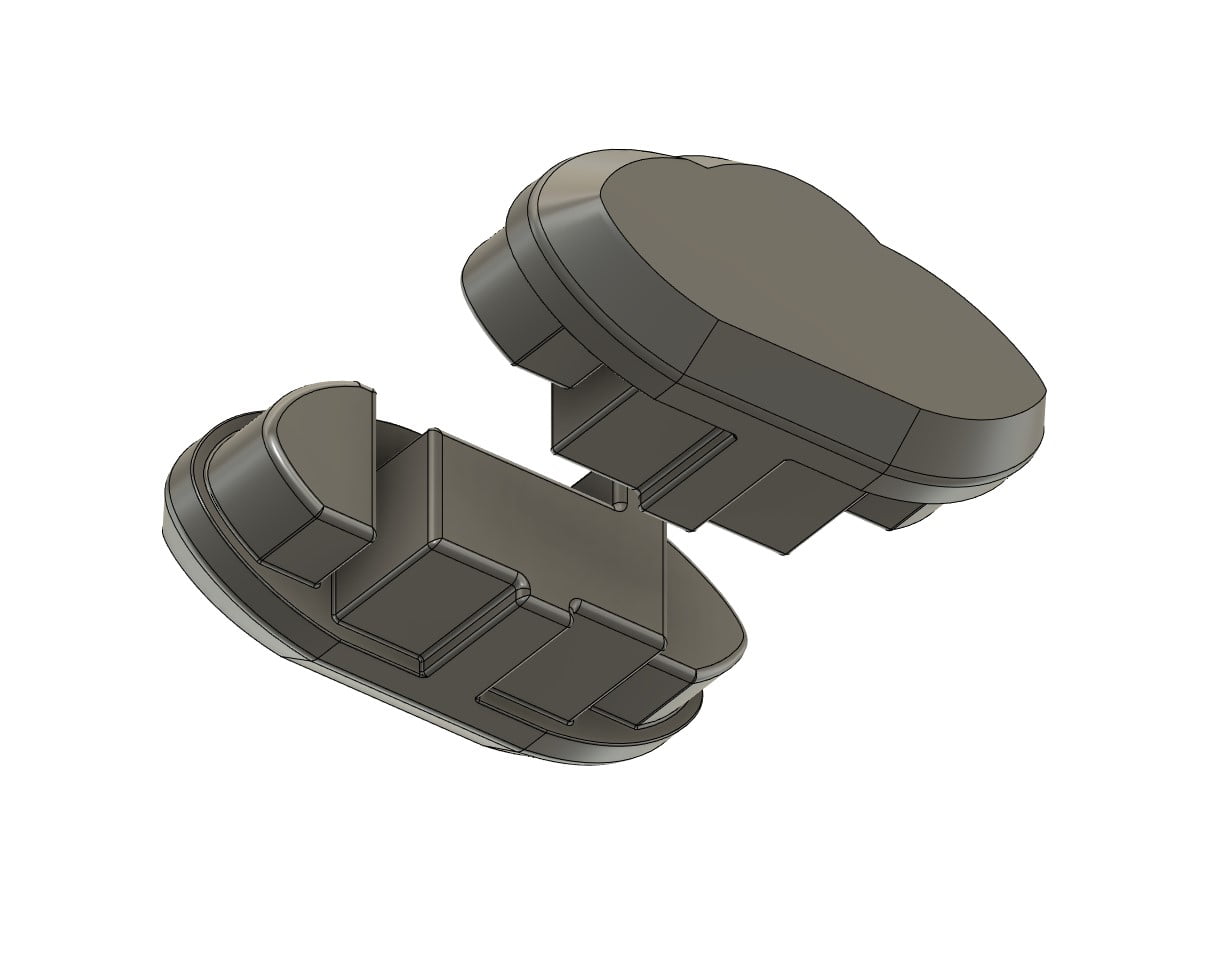 Einddoppen voor Dakdrager KIA R2211ADE00AL MontBlanc (set van 2) Einddoppen voor Dakdrager KIA R2211ADE00AL MontBlanc (set van 2)