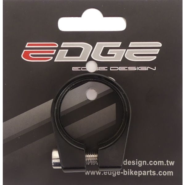 Zadelpenklem ø31,8 mm Edge aluminium met inbusbout – zwart Zadelpenklem ø31,8 mm Edge aluminium met inbusbout – zwart