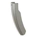 Spatbordverlenger TPU voor 56mm breed spatbord van AureusDrive Power45 (ketting) S-pedelec