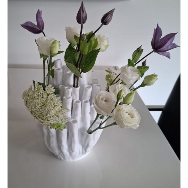 Koraal Vaas Ikebana Vaas – 25×15 cm – 3D-Geprint Duurzaam PETG